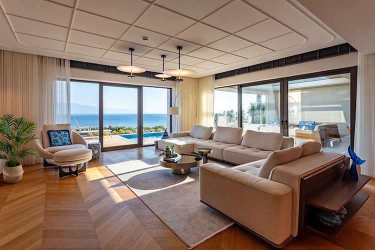 Denize sıfır dairelerde dört mevsim konfor