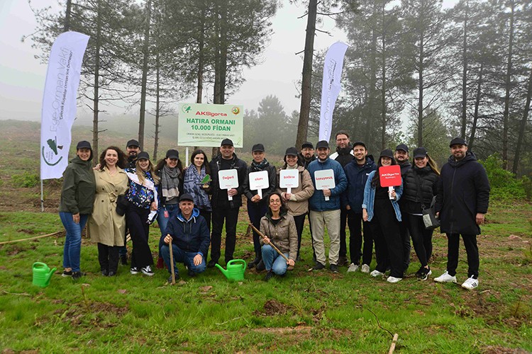 Aksigorta Hatıra Ormanı Yeşeriyor