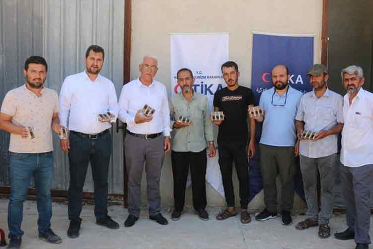 TİKA'dan Fırat Kalkanı Harekatı bölgesindeki arıcılara destek