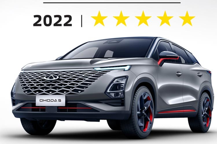 Chery OMODA 5'e Euro NCAP'ten 5 Yıldız