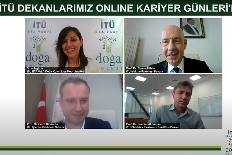 İTÜ'nün üç dekanı bölümlerini tanıttı