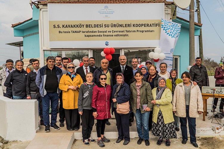 TANAP'tan Gelibolu'daki tekne balıkçılarına destek