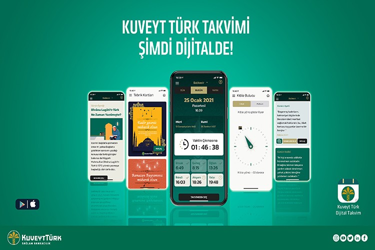 Duvar takvimi artık dijitalde
