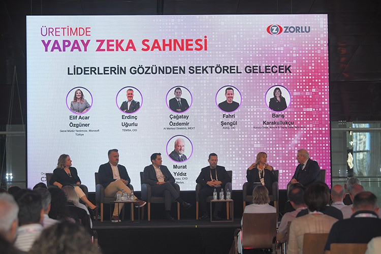 Üretimde Yapay Zeka Sahnesi etkinliği