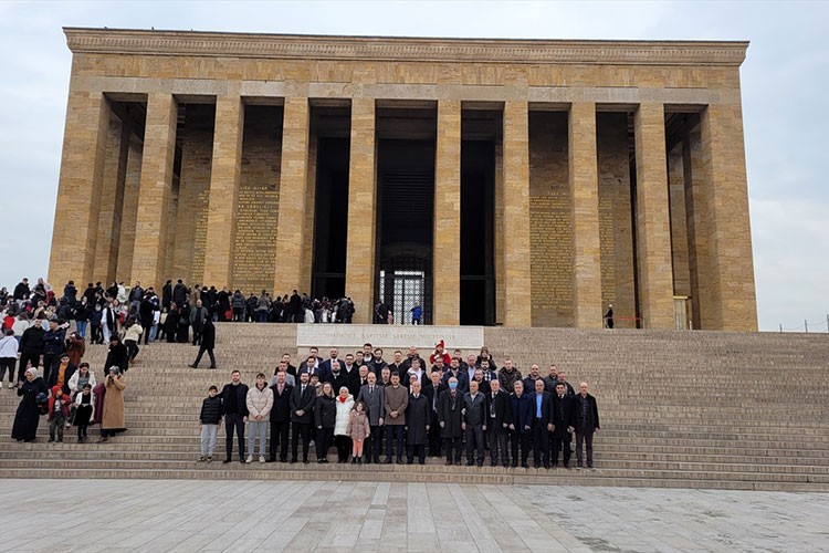Samsunlu mübadillerden Anıtkabir'e ziyaret
