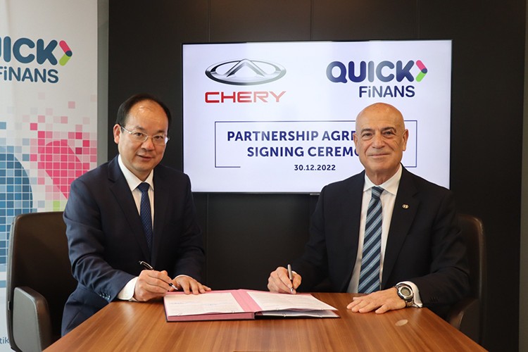 Chery Türkiye ve Quick Finans'tan iş ortaklığı