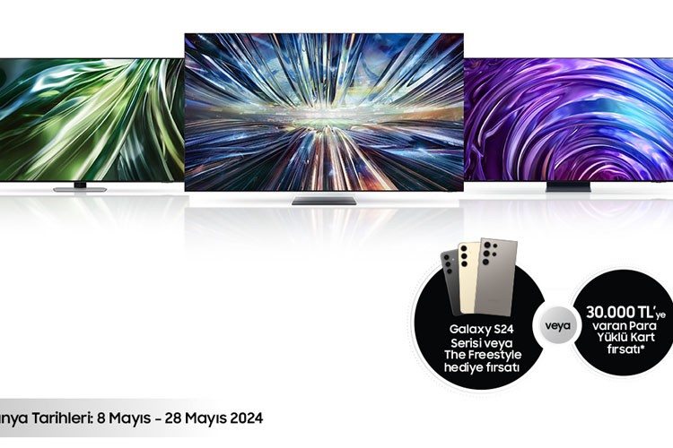Galaxy S24 serisi telefon veya Para Yüklü Kart hediyeli Ön Sipariş Kampanyası