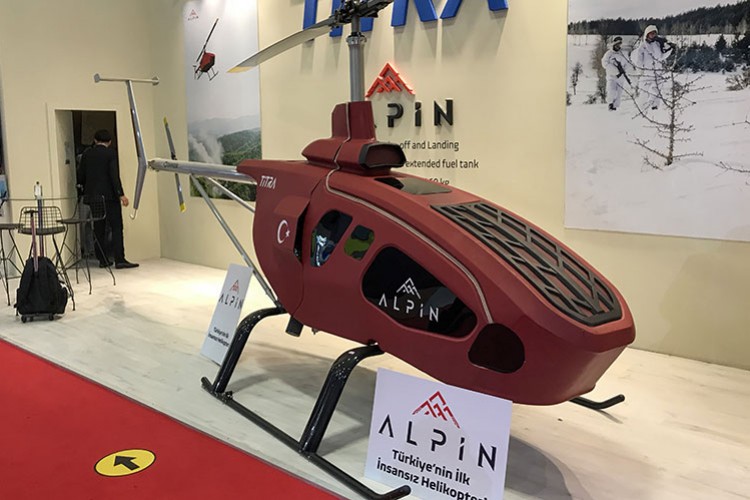 İnsansız helikopter Alpin, askeri görevler için güçlendirildi