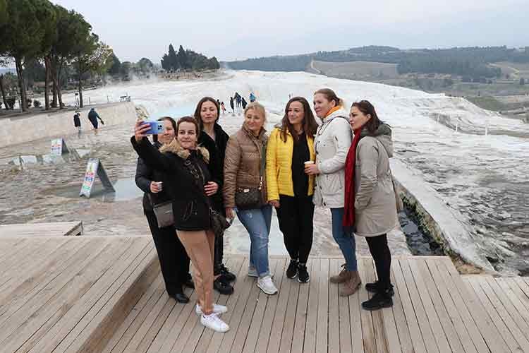 Pamukkale yılın ilk çeyreğinde 229 bin 897 ziyaretçi ağırladı