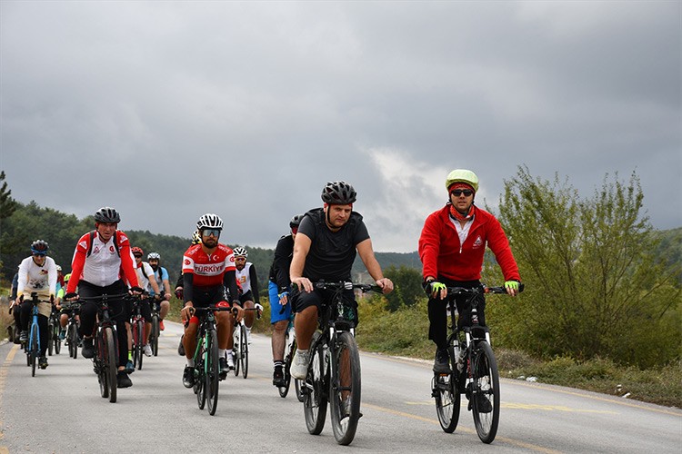Bilecik'te "Çukurören Biberi Bisiklet Turu" yapıldı