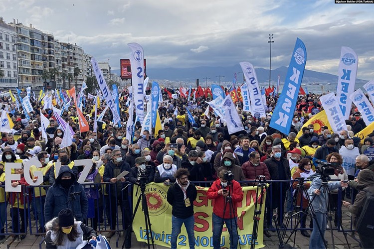 KESK'ten 'Geçinemiyoruz' mitingi