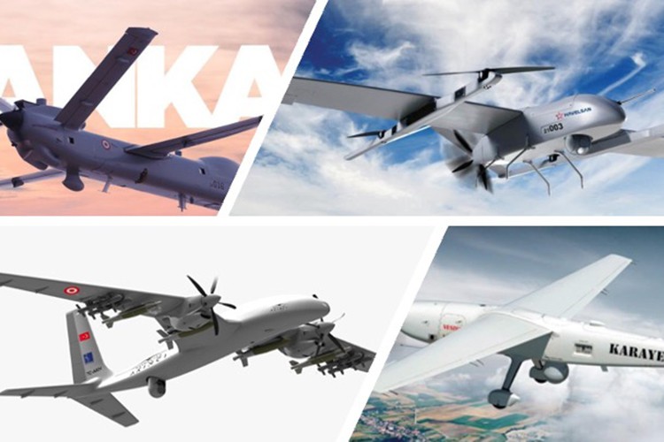 Türkiye'nin sahip olduğu insansız hava araçları