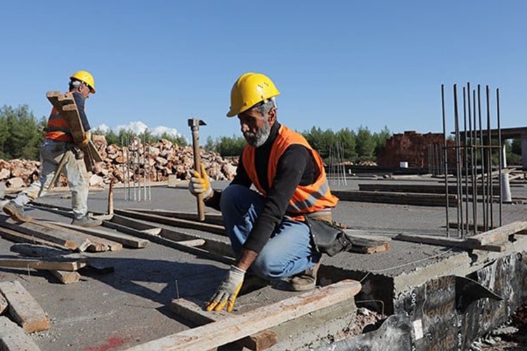 İnşaat sektöründe çalışan sayısı tüm zamanların zirvesinde