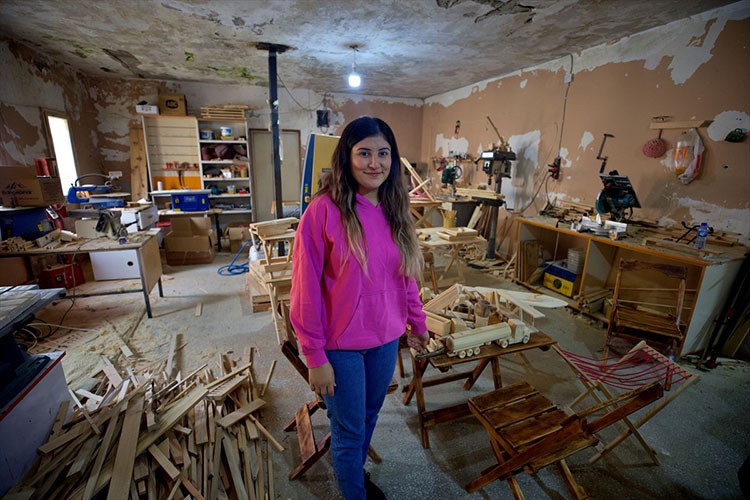 Eski cezaevi binası kadınlar için üretim merkezi oldu