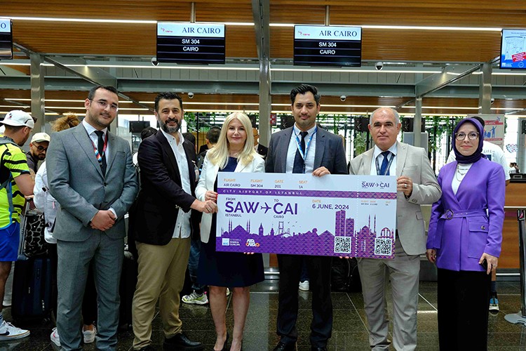 Air Cairo Sabiha Gökçen Havalimanı'na uçuş başlattı
