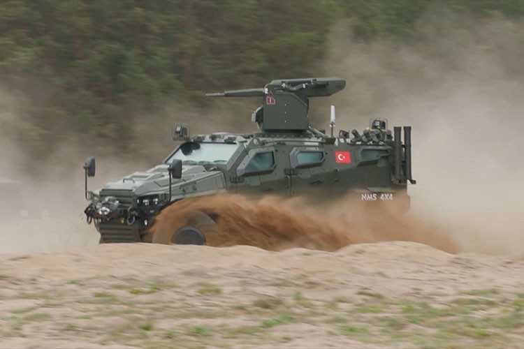 Türk zırhlı aracı, artan gücünü sahada gösterdi