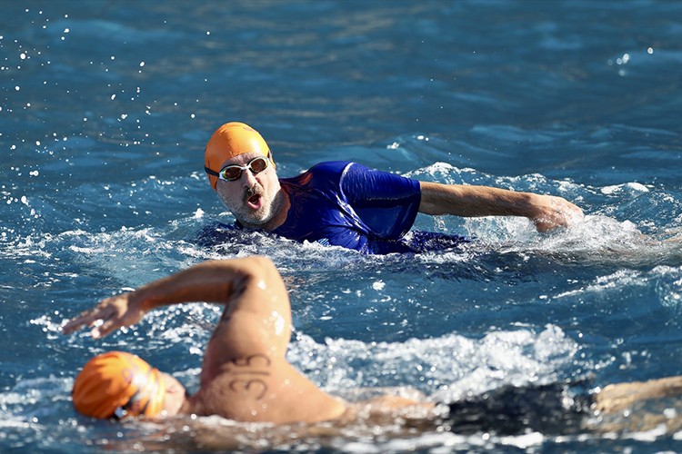 Fethiye'de Kelebekler Vadisi-Ölüdeniz Açık Su Yüzme Yarışı yapıldı
