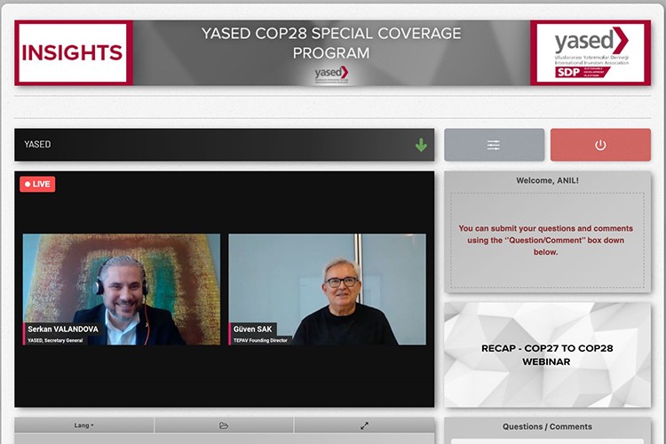 COP28 Özel Yayın Programı'nı Başlattı