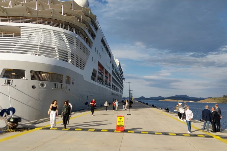 Bodrum Cruise Port sezonu açtı 2024'te yolcu sayısı 100 bini aşacak