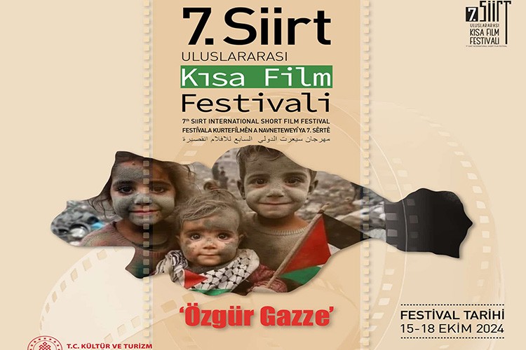 "Siirt Kısa Film Festivali"nin teması "Özgür Gazze"