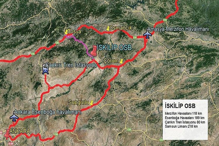 İskilip OSB yatırımcılara açıldı hazırlıklar sürüyor