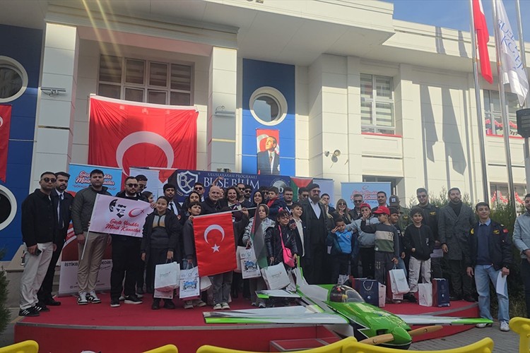 Yente Gazzeli çocukları havacılık teknolojileriyle buluşturdu