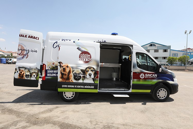 Sincan belediyesi hayvan dostları için yollarda