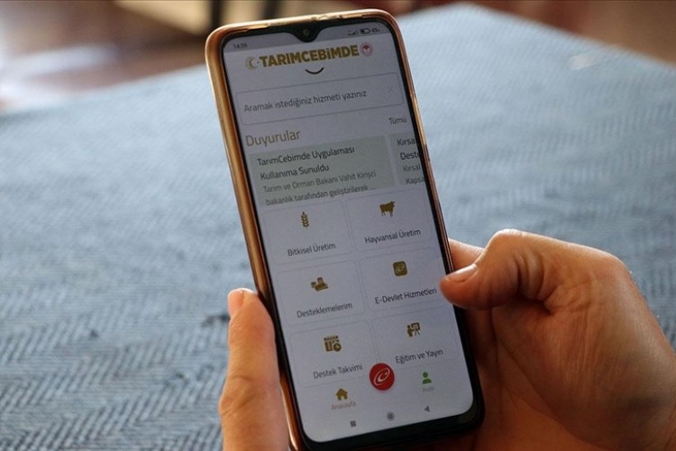 Tarım Cebimde uygulamasından gıda denetim verilerine ulaşılabilecek