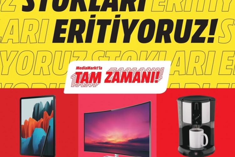 MediaMarkt'ta Stokları Eritiyoruz Kampanyası Başladı