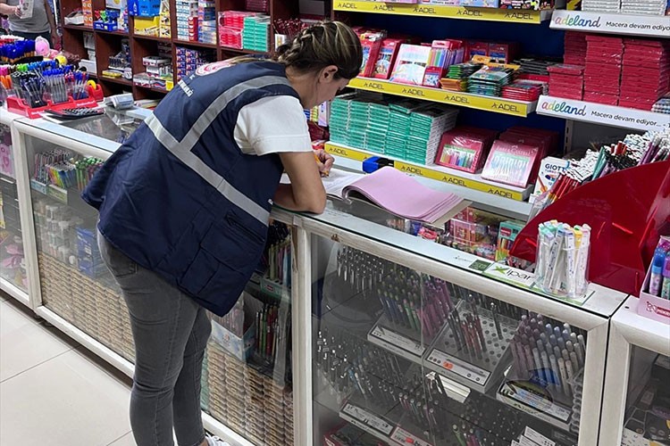 Şanlıurfa'da kırtasiye ve okul ürünleri satan 154 işletmeye para cezası verildi