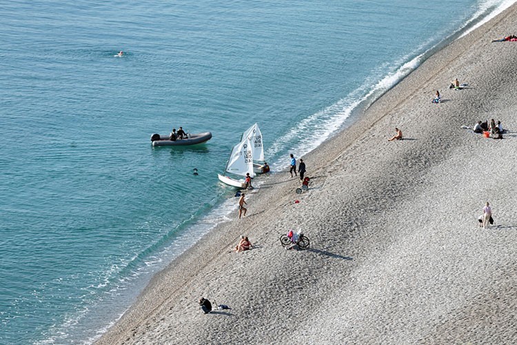Antalya'da ocak ayında deniz keyfi