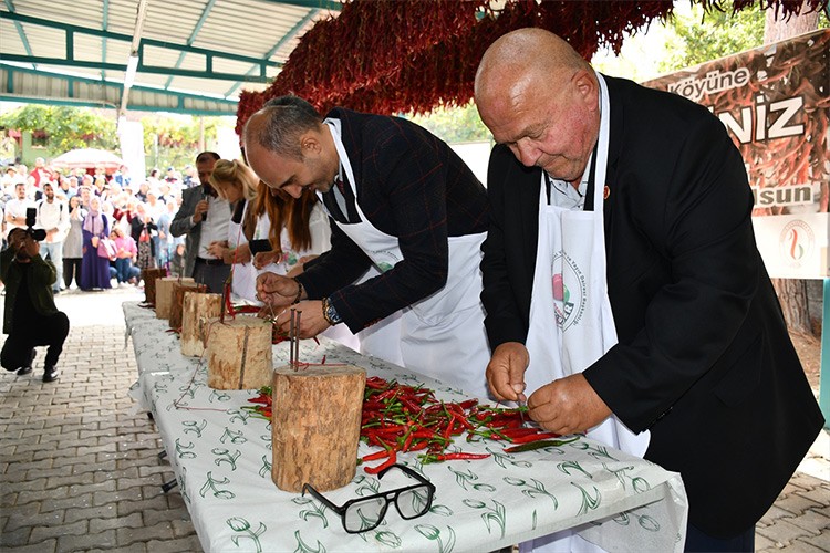 Bilecik'te "Çukurören Biberi Festivali" yapıldı