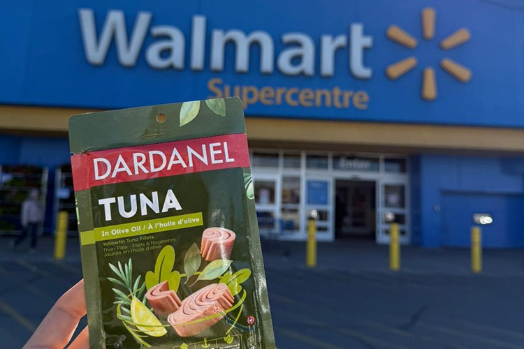 Dardanel'in yenilikçi ton poşetleri Walmart Kanada raflarında