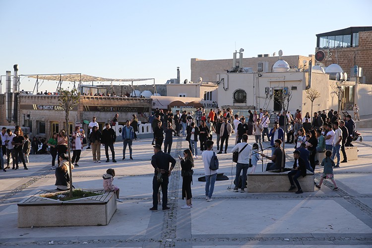 Mardin'de bayram tatili yoğunluğu