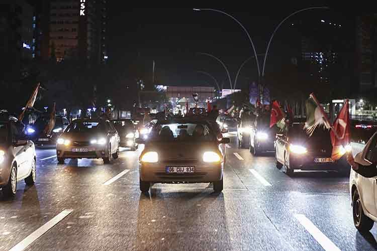 Ankara'da 500 araçla "Kudüs'e Destek Konvoyu" düzenlendi