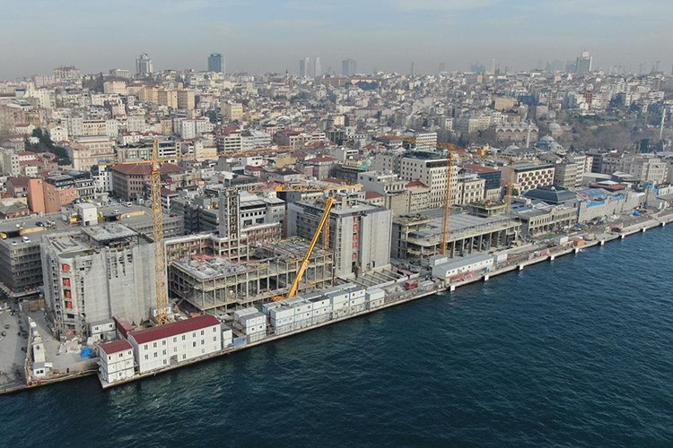 Galataport inşaatı durdu...