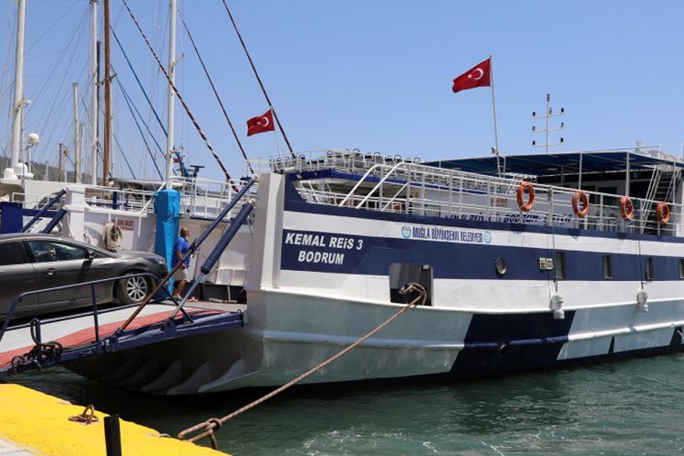 Bodrum-Datça arasında 863 feribot seferi yapıldı