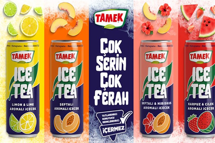 Tamek'ten yeni soğuk çay çeşitleri