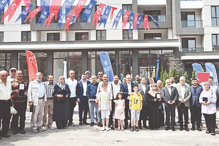 Büyük dönüşümde ilk anahtar teslimi yapıldı