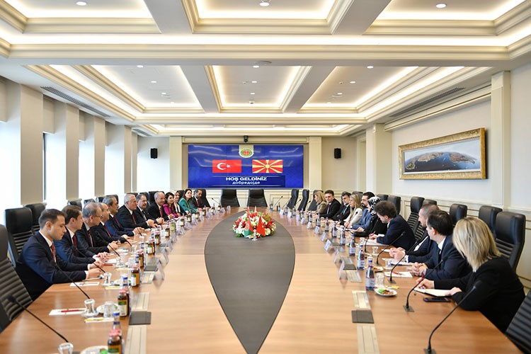 Yargıtay Başkanı Akarca, Kuzey Makedonya Adalet Bakanı Lloga ve Beraberindeki Heyeti Kabul Etti