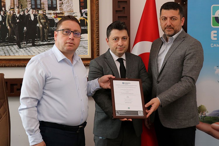 Erbaa OSB, yeşil enerji sertifikası ile belgelendirdi