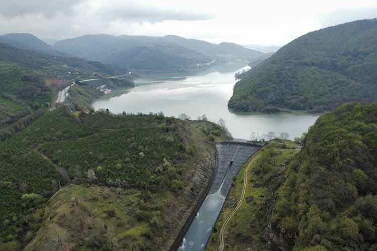 Hasanlar Barajı son yağışlarla suya doydu