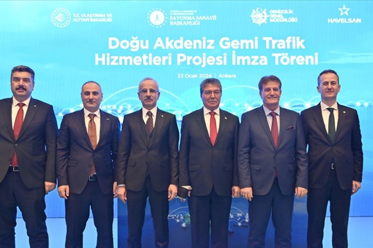 Doğu Akdeniz Gemi Trafik Hizmetleri Sistemi Kurulumu Projesi'nde imzalar atıldı