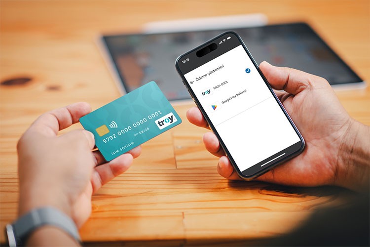 TROY kartlar artık Google Play'de kullanılabilecek