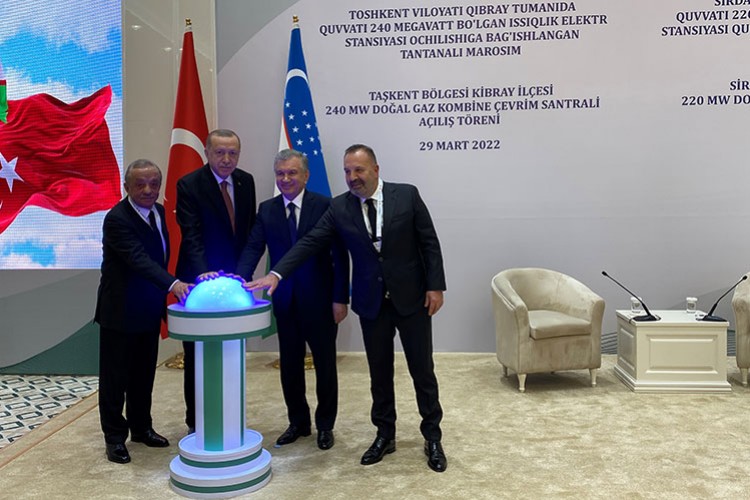 Özbekistan'daki kurulu gücü 460 megavat olacak