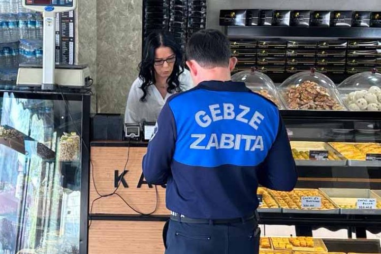 Gebze Zabıtasından Bayram Öncesi Denetimler