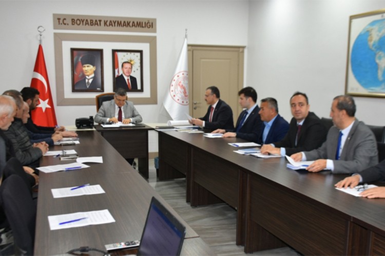 Boyabat OSB'de yatırımlar masaya yatırıldı