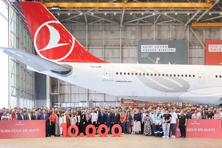 THY Teknik AŞ personel sayısının 10 bine ulaşmasını kutladı