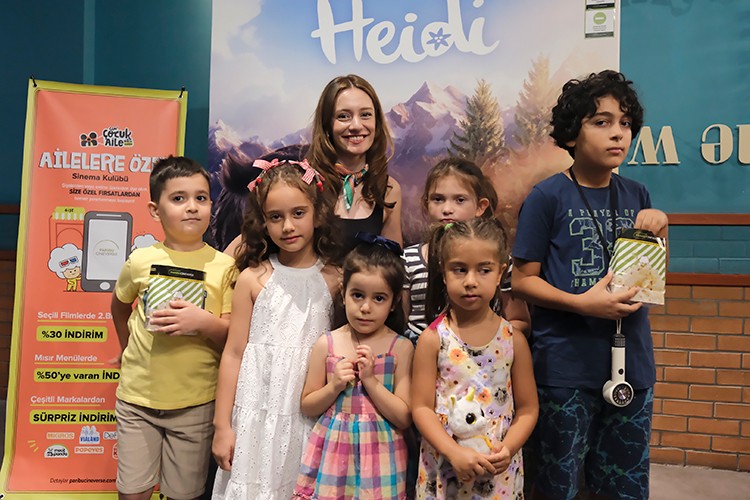 Heidi özel gösteriminde çocuklu ailelerle buluştu