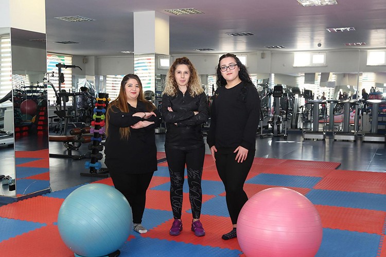 Spor merkezleriyle 30 kilo verdiler